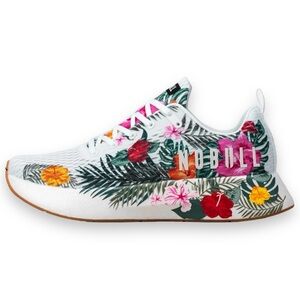 NOBULL Women's Floral White Sneakers
